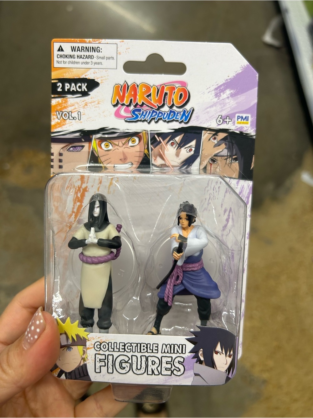 NWT Naruto Shippuden Collectible Mini Figures (2-Pack)